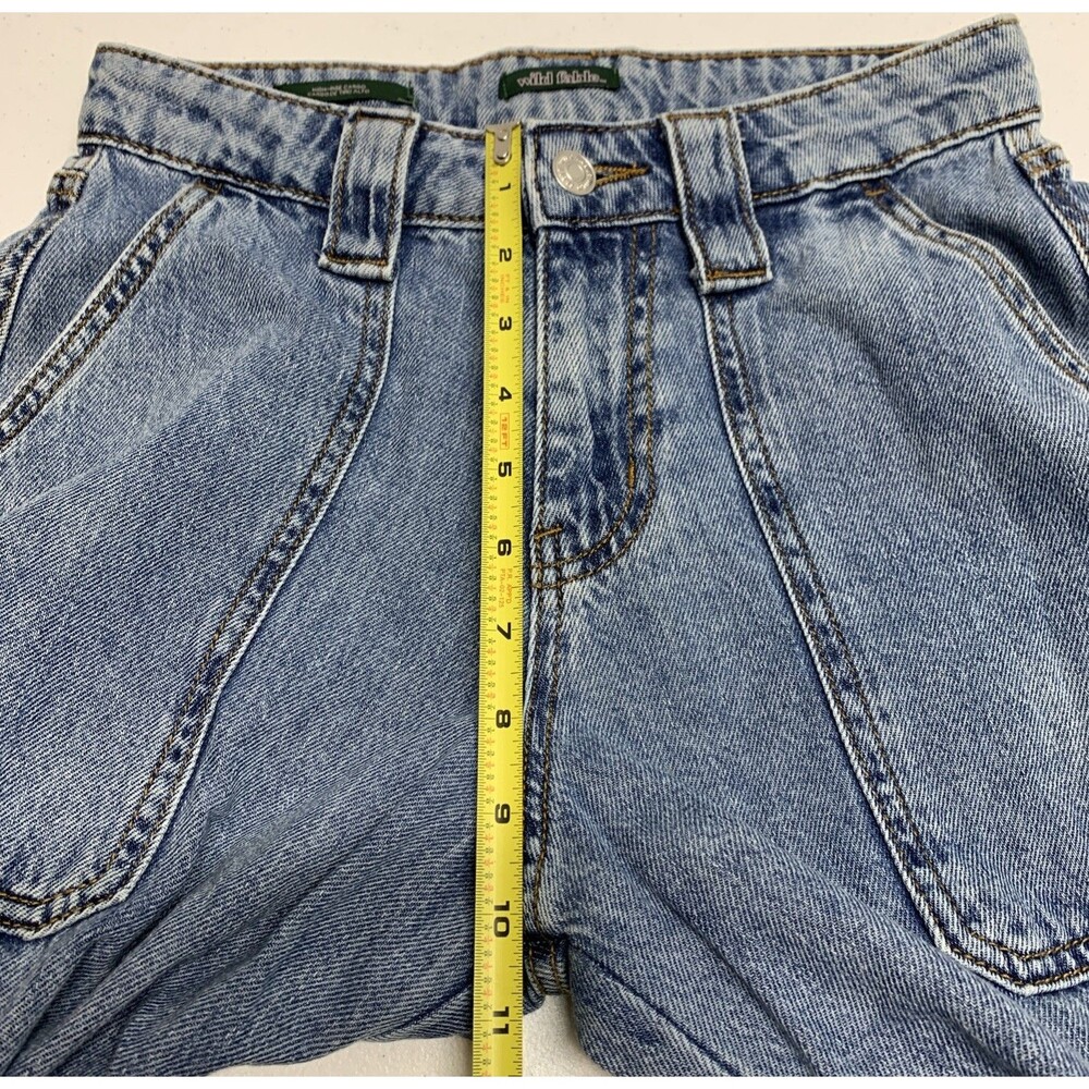 Wild Fable High Rise Jeans 00 Grunge Baggy Skater - Picture 7 of 14